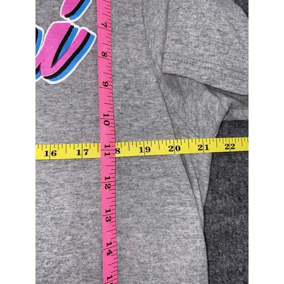 Surf Style Florida MIAMI Vice Mens Pullover T-Shirt Heather Gray L 80's 90's - Picture 9 of 9